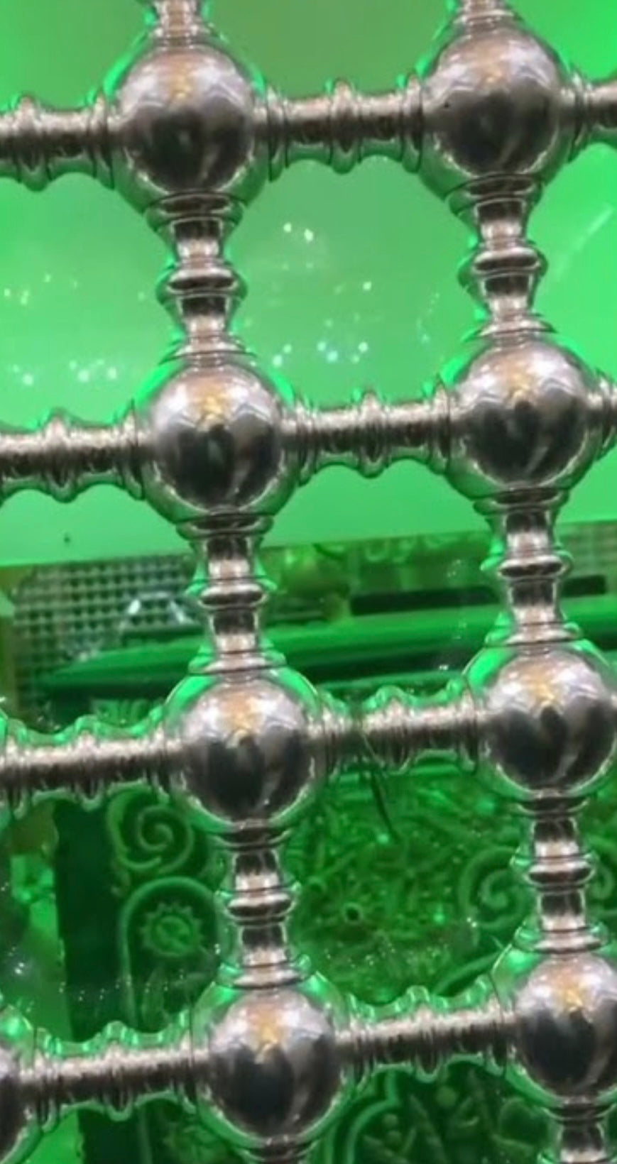 Kiswa cloth of Holy grave of Imam Hussain AS certified 17 cm by 4 cm