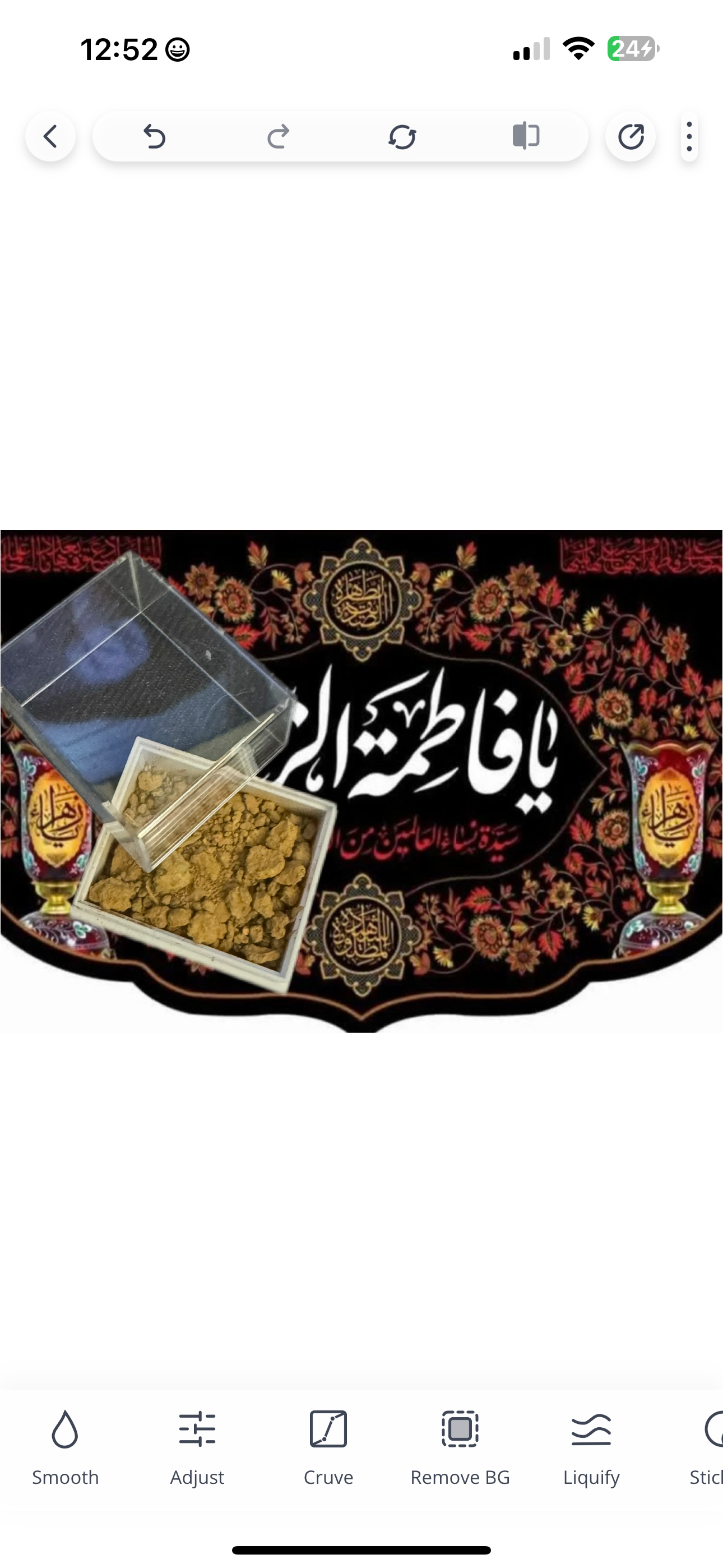 Soil of the grave of Hz Sayudina Fatima AS