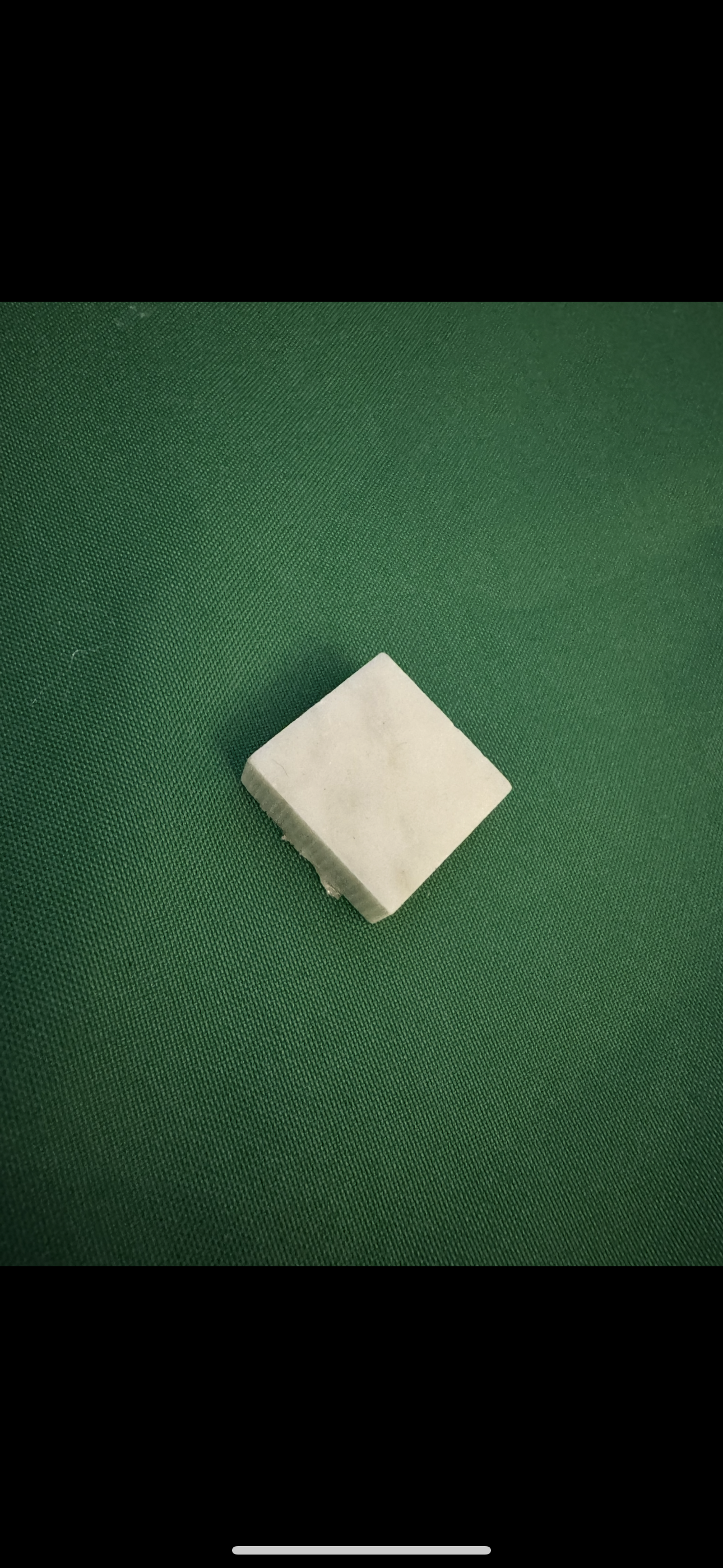 Marble square tile cut from Imam Ali masjed -Najaf