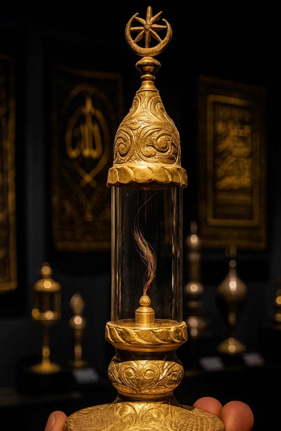 Hair of Sayudina Fatima AS one long strand