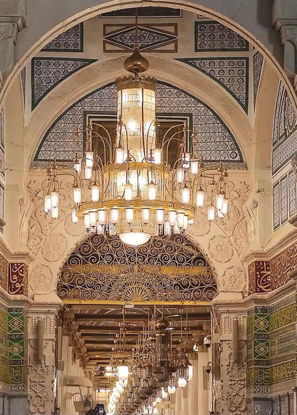 Tile from Bab Salam Prophets Masjed  with certificate
