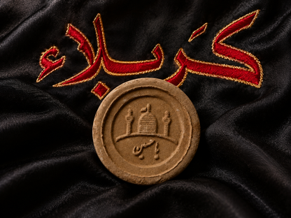 Round Prayer Clay Mohr Turbah of Karbala Imam Hussain grave soil