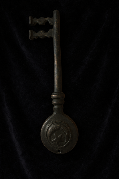 Original Ottoman key from chamber of Imam Hassan in Baqi . Certified
